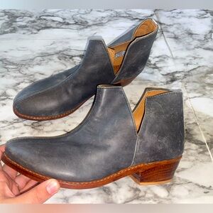 The Root Collective x Dressember Blythe Leather Ankle Boots
